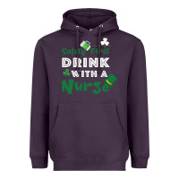 Plum Safety First Drink With A Nurse Heavyweight Hoodie - Bettercallsaul