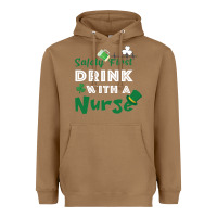Safety First Drink With A Nurse Heavyweight Hoodie | Teevron