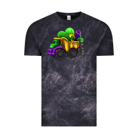 Cloud Black loads of mardi gras truck Vintage Tee - AdoDesignShop