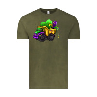 Vintage Olive loads of mardi gras truck Vintage Tee - AdoDesignShop