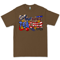 Cacao American Teacher Premium Tee - Neo Western