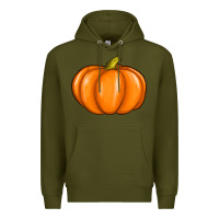 Army Green pumpkin Premium Hoodie - texasbilliewilder