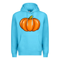 Ocean Blue pumpkin Premium Hoodie - texasbilliewilder