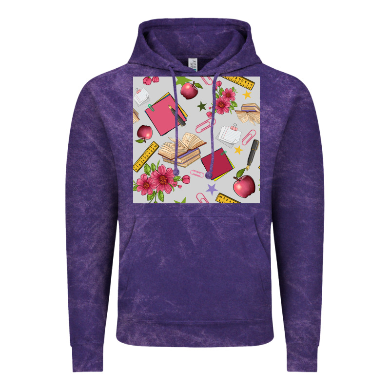 Back To School  Seamless Pattern Vintage Hoodie by BundleAndBundleShop | Teevron