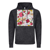 Vintage Black back to school  seamless pattern Vintage Hoodie - BundleAndBundleShop