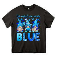 Asphalt in april we wear blue autism gnomes Heavy Core Tee - Zillion Design Studio