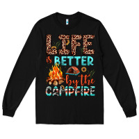 Black life is better by the campfire Long Sleeve Tee - JahusDesignShop