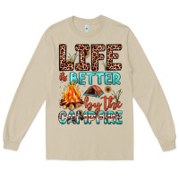 Mushroom life is better by the campfire Long Sleeve Tee - JahusDesignShop