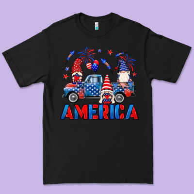 American Truck Gnomes Premium Tee Designed By Neo Western