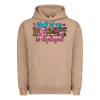 Pigment Burro half of my haert is deployed olivia Urban Hoodie - OliviaCreatesArt