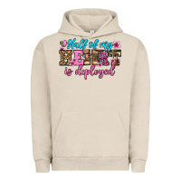 Pigment French Oak half of my haert is deployed olivia Urban Hoodie - OliviaCreatesArt