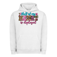 Pigment Lunar Rock half of my haert is deployed olivia Urban Hoodie - OliviaCreatesArt