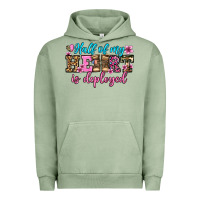Pigment Oil Green half of my haert is deployed olivia Urban Hoodie - OliviaCreatesArt