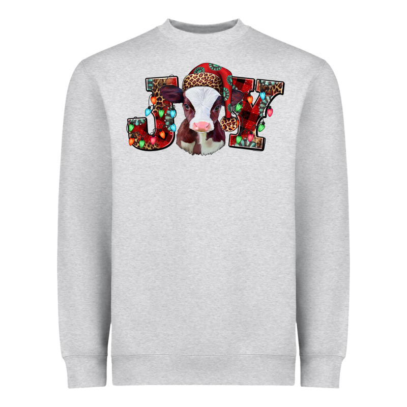 Joy Baby Cow Christmas Heavyweight Sweatshirt by Jasminsmagicworld | Teevron