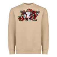 Mushroom joy baby cow christmas Heavyweight Sweatshirt - Jasminsmagicworld