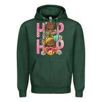 Hip Hop Easter Zipper Hoodie | Teevron