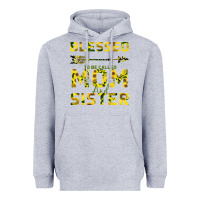 Heather Grey Blessed Mom And Sister Heavyweight Hoodie - Bettercallsaul