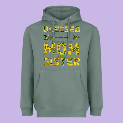 Blessed Mom And Sister Heavyweight Hoodie Designed By Bettercallsaul
