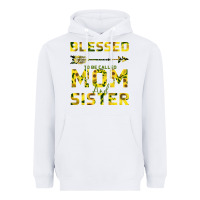 White Blessed Mom And Sister Heavyweight Hoodie - Bettercallsaul
