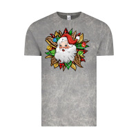 Cloud Rock santa claus sunflower Vintage Tee - Jasminsmagicworld