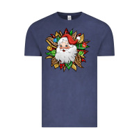 Santa Claus Sunflower Vintage Tee | Teevron