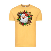 Vintage Mustard santa claus sunflower Vintage Tee - Jasminsmagicworld
