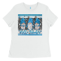 White hello winter gnome Ladies Tee - JahusDesignShop