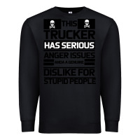 Black TRUCKER Premium Sweatshirt - Bettercallsaul