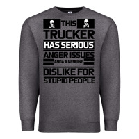 Charcoal Heather TRUCKER Premium Sweatshirt - Bettercallsaul
