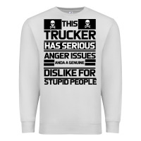 Dove Grey TRUCKER Premium Sweatshirt - Bettercallsaul