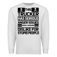 Oatmeal Heather TRUCKER Premium Sweatshirt - Bettercallsaul
