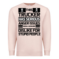 Pale Pink TRUCKER Premium Sweatshirt - Bettercallsaul