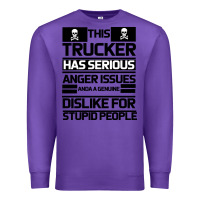 Purple TRUCKER Premium Sweatshirt - Bettercallsaul