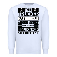 White TRUCKER Premium Sweatshirt - Bettercallsaul