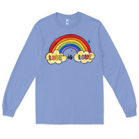 Colony Blue love is love lgbtq Long Sleeve Tee - MaliasSmallBusiness