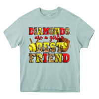 Arona diamonds are a girl's best friend softball Heavy Core Tee - Zillion Design Studio