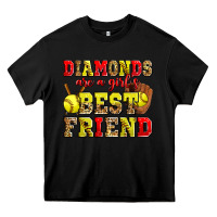 Black diamonds are a girl's best friend softball Heavy Core Tee - Zillion Design Studio