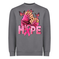 Storm hope cancer nails Heavyweight Sweatshirt - NancyCooperArtShop