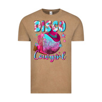 Vintage Coffee disco cowgirl Vintage Tee - NancyCooperArtShop