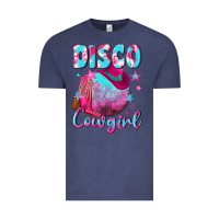 Vintage Denim disco cowgirl Vintage Tee - NancyCooperArtShop