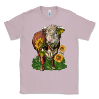 Hereford Bull With Sunflowers Classic Tee | Teevron