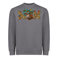 Storm Western Mom Red Angus Cow Heavyweight Sweatshirt - LillyAllenDesigns
