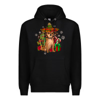 Black Chihuahua Christmas Premium Hoodie - JahusDesignShop