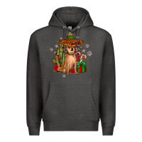 Charcoal Heather Chihuahua Christmas Premium Hoodie - JahusDesignShop
