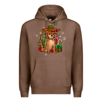 Chestnut Chihuahua Christmas Premium Hoodie - JahusDesignShop
