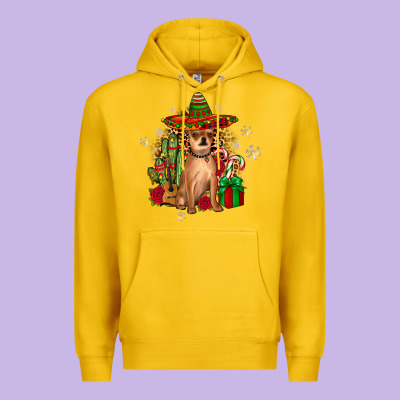Chihuahua Christmas Premium Hoodie Designed By Jahusdesignshop