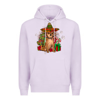 Lilac Chihuahua Christmas Premium Hoodie - JahusDesignShop