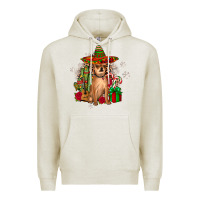 Oatmeal Heather Chihuahua Christmas Premium Hoodie - JahusDesignShop