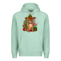 Seafoam Chihuahua Christmas Premium Hoodie - JahusDesignShop