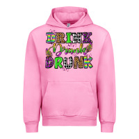 Fuchsia Pink drink drank drunk mardi gras olivia Urban Hoodie - OliviaCreatesArt